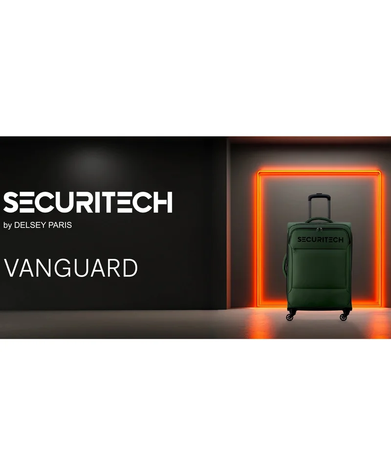 DELSEY Paris  Securitech Vanguard By Delsey Paris 82 Cm Expandable 4-Double Wheeled Check-In Luggage Trolley - Khaki  | Best Price UAE